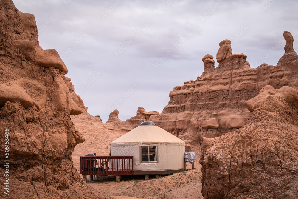 Goblin valley state park yurt shop