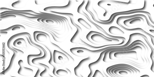 Abstract background with waves. Abstract papercut and multi layer cutout geometric pattern on vector.Background on theme geodesy or topography. Abstract topographic background.