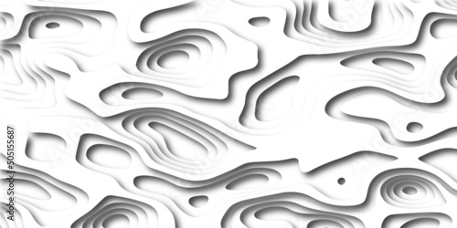 Abstract background with waves. Abstract papercut and multi layer cutout geometric pattern on vector.Background on theme geodesy or topography. Abstract topographic background.