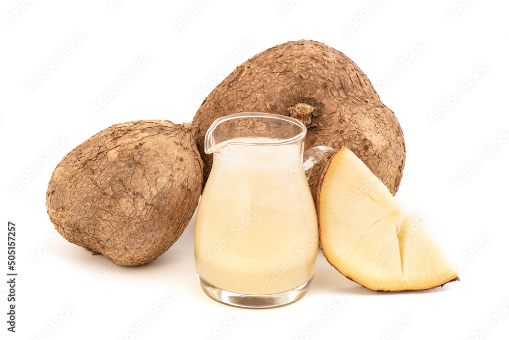 Pueraria mirifica fruits and extracted with water isolated on white background. Pueraria mirifica fruits and extracted with water isolated on white background.