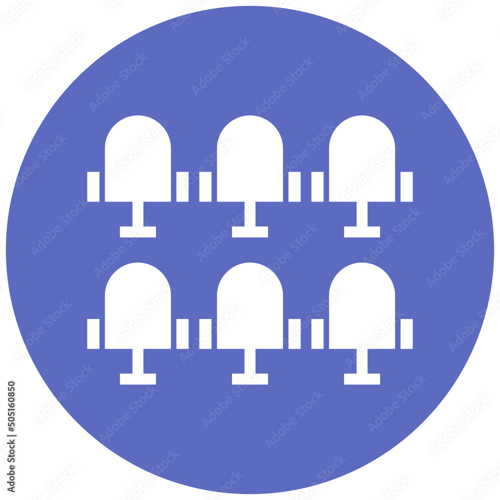 Fototapeta premium Seating Icon Design