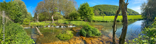 Sinterterrassen bei Gutenberg, schwäbische Alb photo