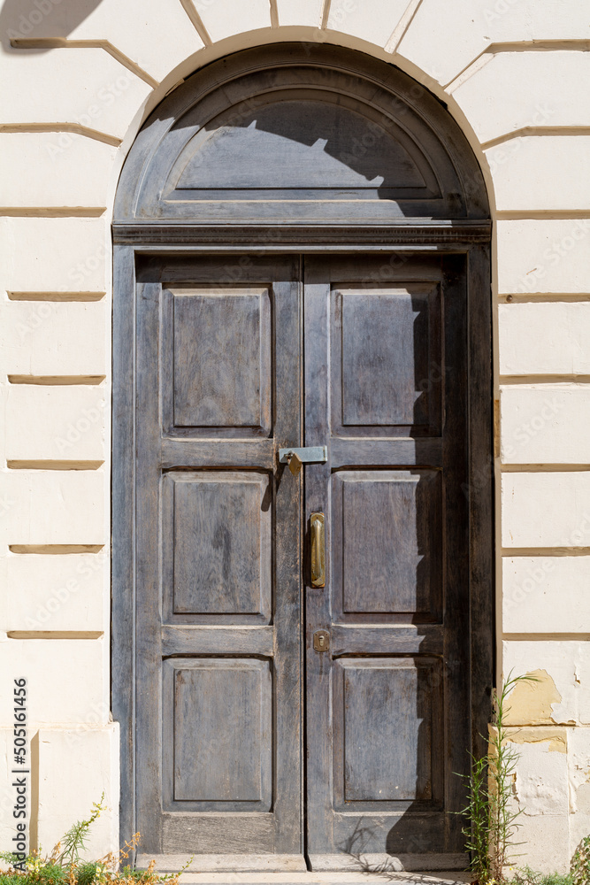 Traditional Entrance to a House in the City Center of Valetta, Malta Traditional Entrance to a House in the City Center of Valetta, Malta