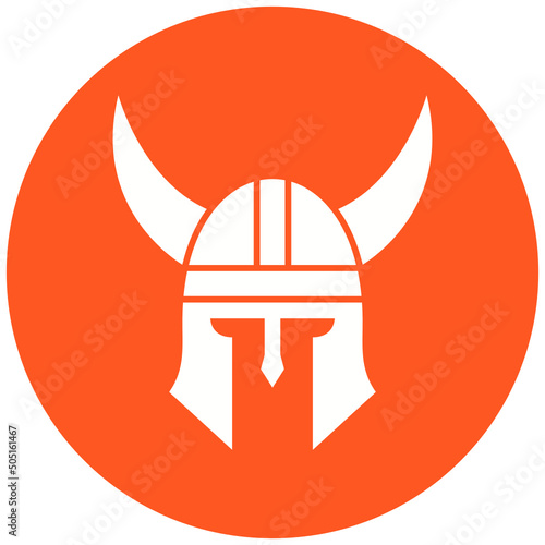 Viking Helmet Icon Design