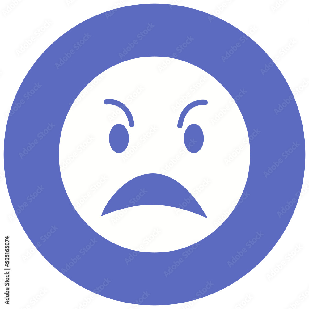 Angry Emoji Icon Design Angry Emoji Icon Design