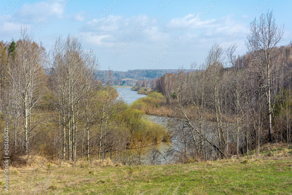 View of the Yaya River near the village of Rudnichny