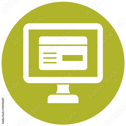 Online Payment Icon Design