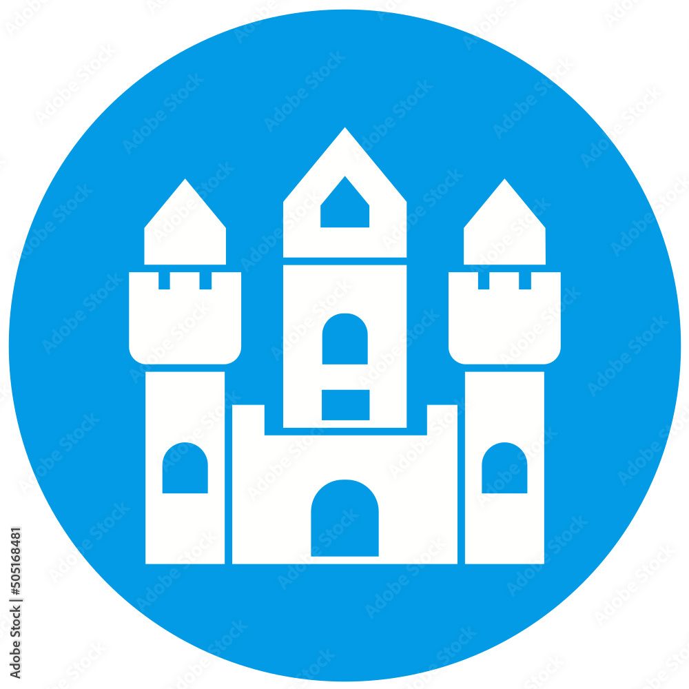 Castle Icon Design Castle Icon Design