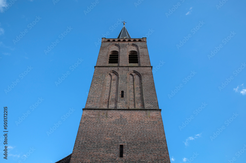 Back Side Tower Grote Kerk Church At Hilversum At Amsterdam The Netherlands 23-2-2022