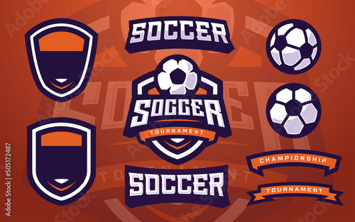 Soccer or Football Club Logo Template Creator for Sports Team