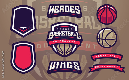 Basketball Club Logo Template Creator for Sports Team photo
