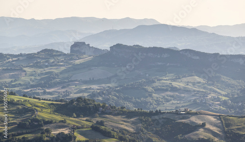 San Leo and Val Marecchia from Republic of San Marino © Alessandro Persiani