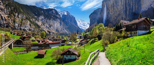 Fotografiet Switzerland nature and travel