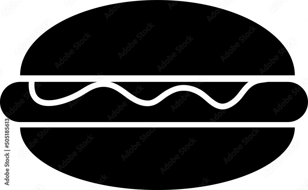 Burger Icon vector illustration on white background..eps Burger Icon vector illustration on white background..eps