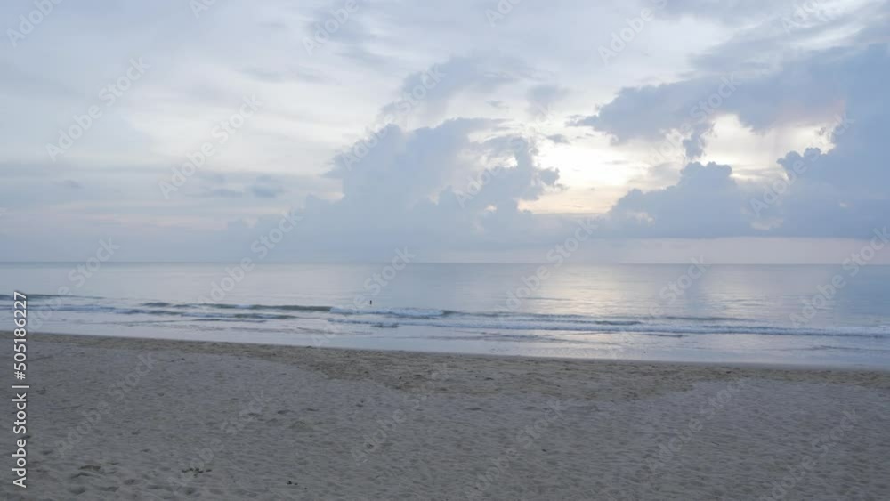 natural seascape with sandy beauty white beach, summer beach seascape in sunset time natural seascape with sandy beauty white beach, summer beach seascape in sunset time