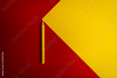 Free Download orange pencil on red - GFXLoad