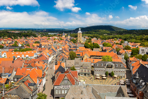 Panoramic view of Goslar, Germany photo