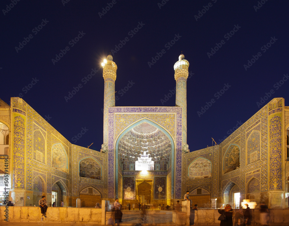 Imam mosque (also called Shah mosque) in Esfahan, Iran