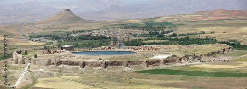 Canvastavla View of Takht-e Soleyman, Iran
