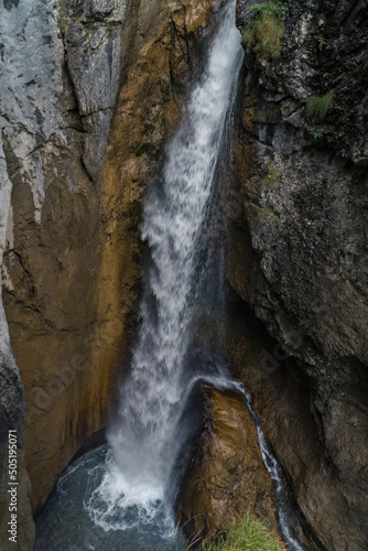 Konstfotografi Oberstdorf  Dietersbach-Wasserfall Hölltobel - Allgäuer Alpen