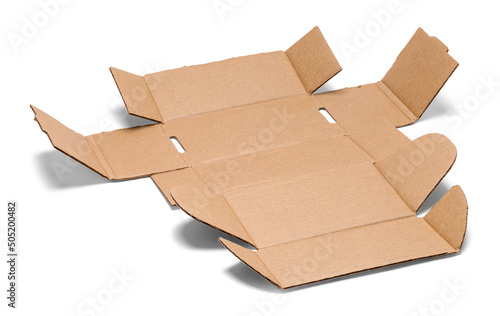 Billede på lærred Broken Down Cardboard Box