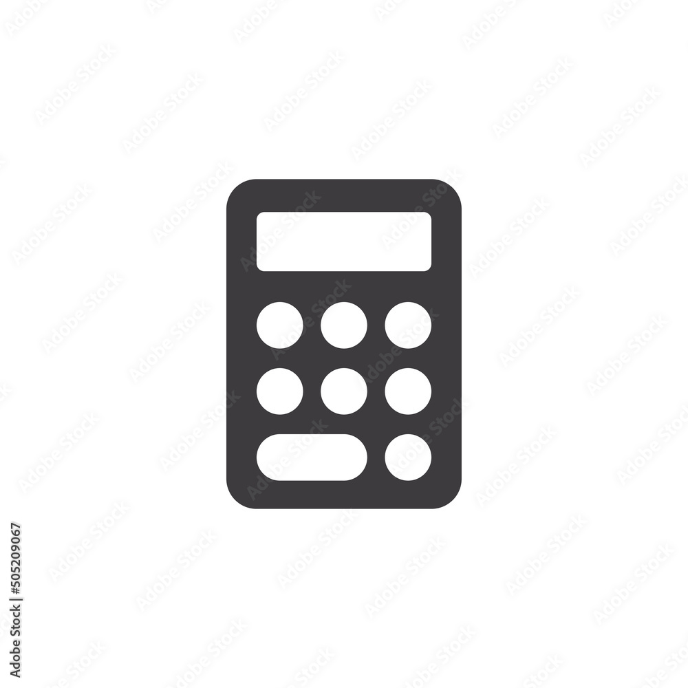 Calculator icon isolated on white background.Keyboard symbol modern, simple, vector, icon for website design, mobile app, ui. Vector Illustration Calculator icon isolated on white background.Keyboard symbol modern, simple, vector, icon for website design, mobile app, ui. Vector Illustration