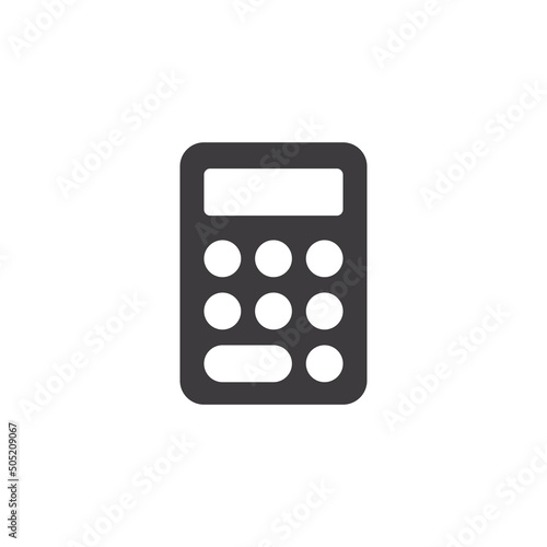 Calculator icon isolated on white background.Keyboard symbol modern, simple, vector, icon for website design, mobile app, ui. Vector Illustration