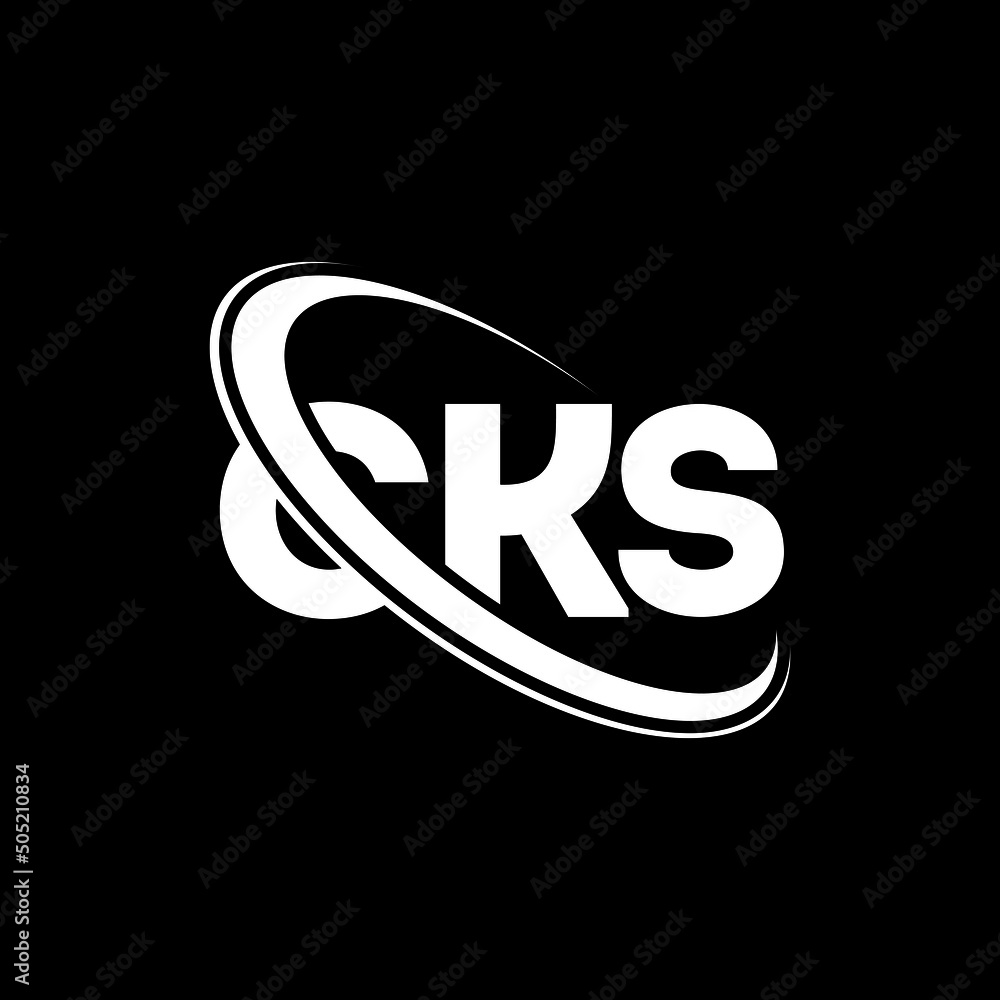 Vecteur Stock CKS Logo CKS Letter CKS Letter Logo Design Initials