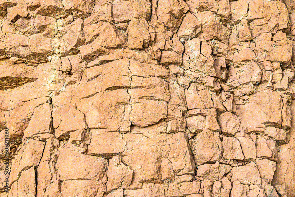 Mountain cracked earth wall background. texture, nature Mountain cracked earth wall background. texture, nature