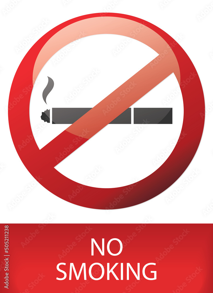 no smoking sign text on white no smoking sign text on white
