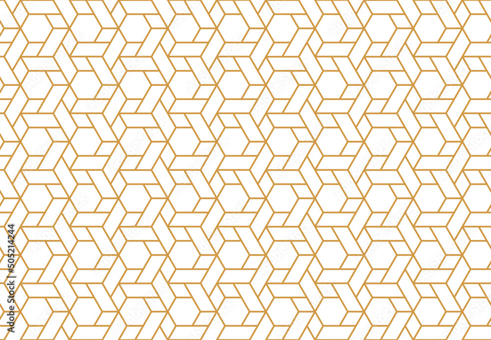 The geometric pattern with lines. Seamless vector background. White and gold texture. Graphic modern pattern. Simple lattice graphic design The geometric pattern with lines. Seamless vector background. White and gold texture. Graphic modern pattern. Simple lattice graphic design