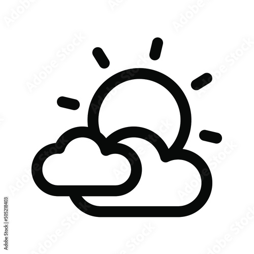 Weather icon. weather report forecast sign. vector illustration