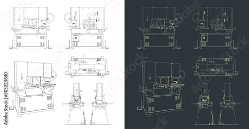 Punch machine blueprints photo