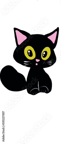 cute black cat