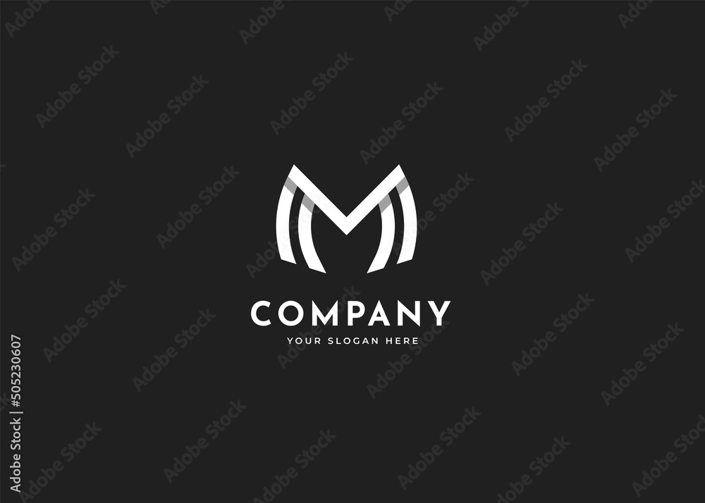 Letter M logo design template Letter M logo design template