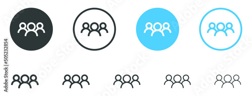 Group of people, squad icon - team user icon. two person symbol, group, Friends, people, users icon