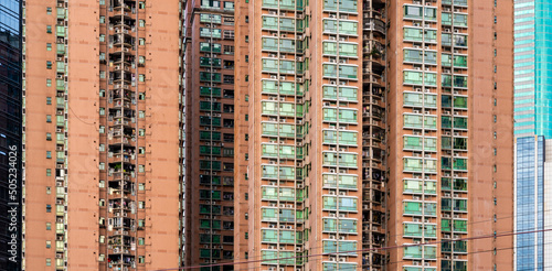 Tall residential building w...