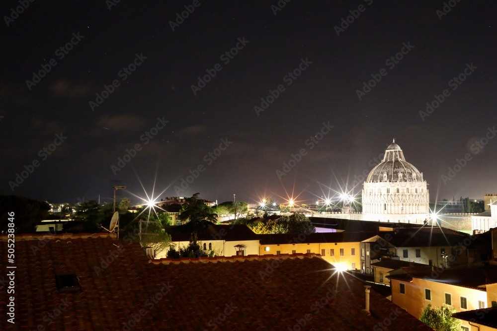 Fototapeta premium view of the city at night