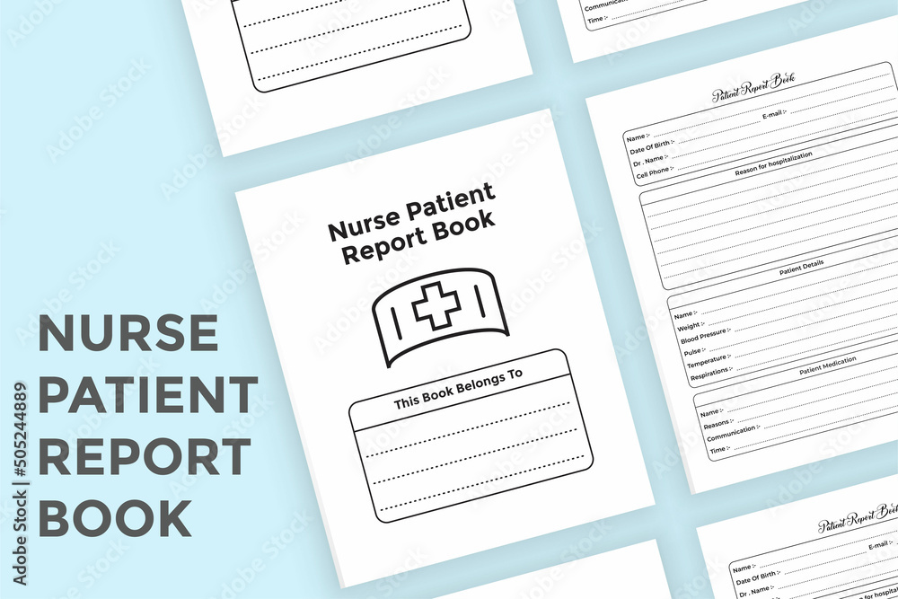 KDP interior nurse report logbook. Patient daily health report tracker and medication journal template. KDP interior notebook. Nurse patient hospitalization info tracker interior. KDP interior nurse report logbook. Patient daily health report tracker and medication journal template. KDP interior notebook. Nurse patient hospitalization info tracker interior.