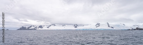 Eis-Gletscher auf Half Moon Island Süd-Shettland-Inseln vor der Antarktis