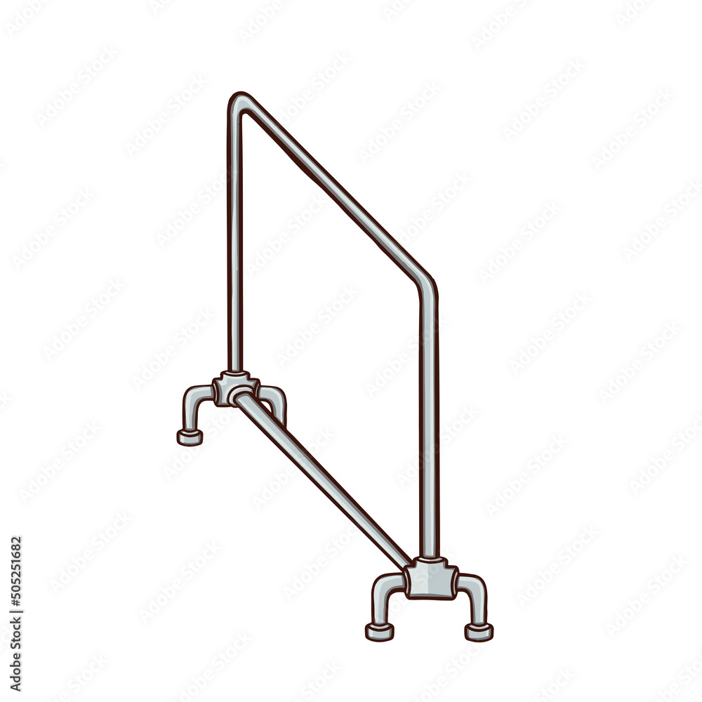 Hanger, railway symbol illustration sketch cartoon style Hanger, railway symbol illustration sketch cartoon style