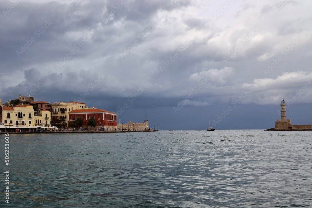 crete chania harbor