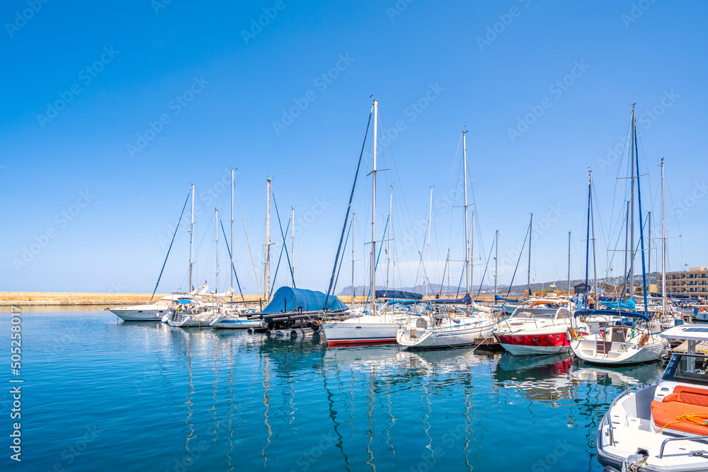 Yachthafen, Chania, Insel Kreta, Griechenland 