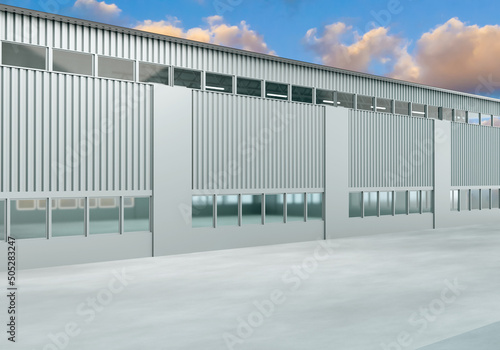 Exterior of industrial buil...