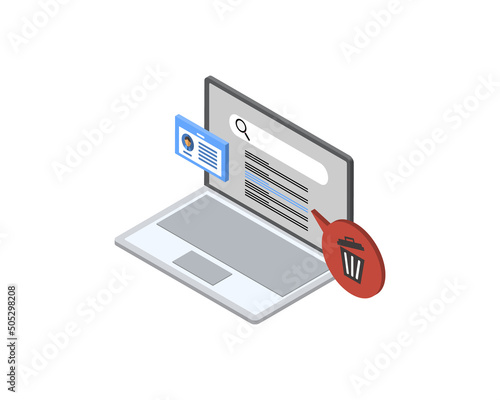 Remove your personal information from  search engine