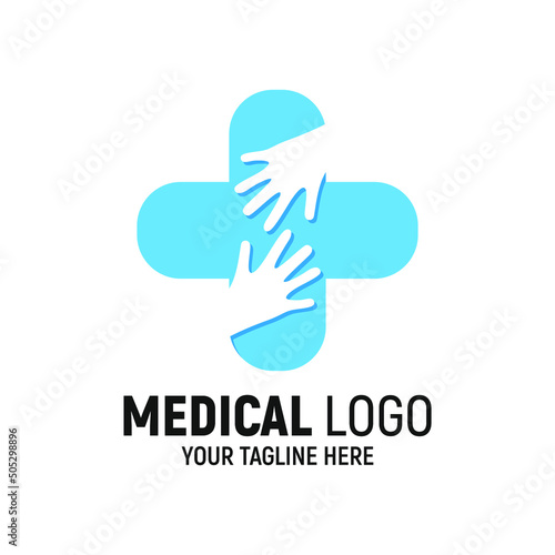 Medical Care Logo Design Template Inspiration, Vector Illustration.