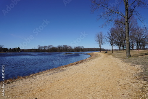 river in the park