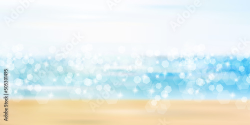 波　海　風景　背景
