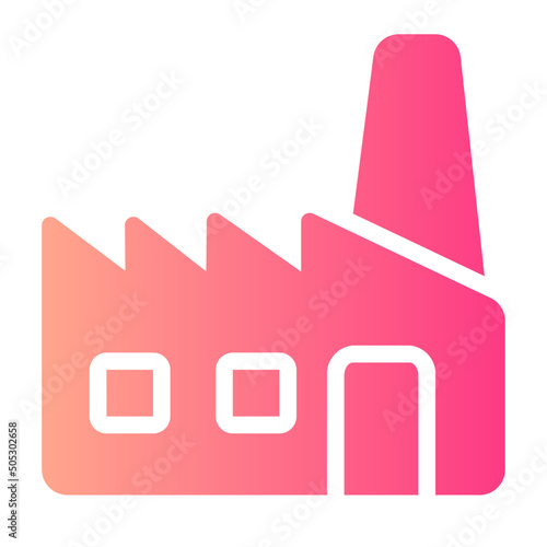 factory gradient icon