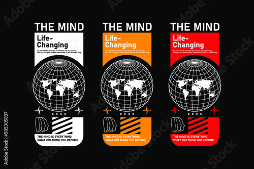 Creative urban streetwear apparel vector design